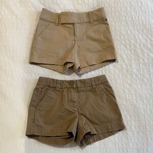 Tommy Hilfiger Girls & Jcrew crewcuts Khaki Cargo Shorts 5